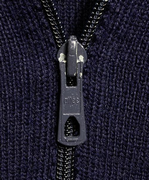 SAINT JAMES（セントジェームス）SAINT JAMES (セントジェームス) 60's ニットドライバーズジャケット/Knit driver's jacket ネイビー サイズ:44の古着・服飾アイテム
