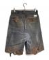 LES SIX (レ シス) ダメージ加工ワークショーツ/Distressed work shorts グレー サイズ:Free：35000円