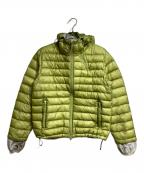 san san gearサンサンギア）の古着「SUFFIX PUFFER JACKET/サフィックス パファー ジャケット」｜グリーン