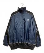 BALENCIAGAバレンシアガ）の古着「BBロゴナイロン トラックジャケット/BB Logo Nylon Track Jacket」｜ネイビー