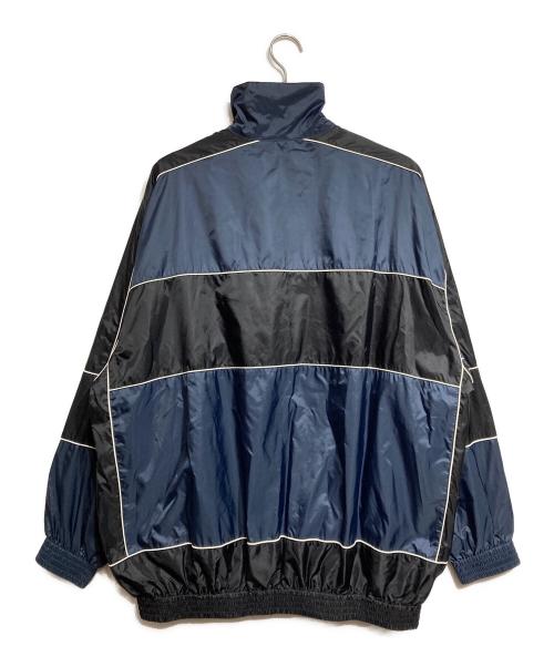 BALENCIAGA（バレンシアガ）BALENCIAGA (バレンシアガ) BBロゴナイロン トラックジャケット/BB Logo Nylon Track Jacket ネイビー サイズ:44の古着・服飾アイテム