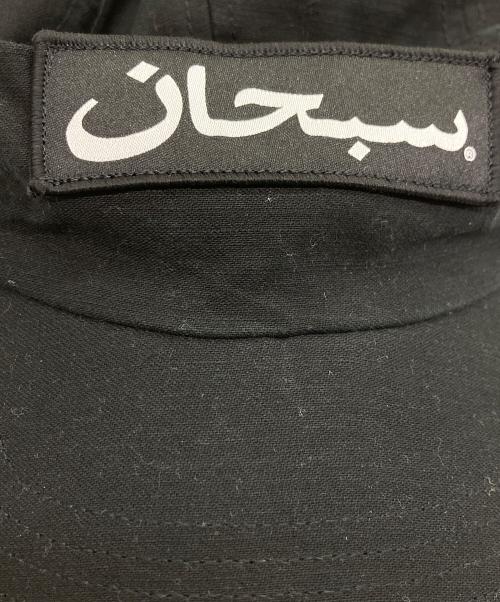 SUPREME（シュプリーム）Supreme (シュプリーム) ARABIC LOGO CAMP CAP ブラックの古着・服飾アイテム