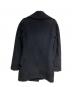 GUCCI (グッチ) メルトンPコート/P Coat ブラック サイズ:38：30000円