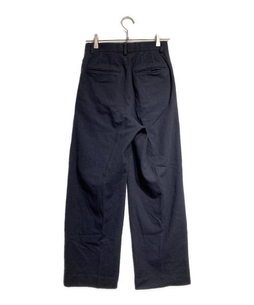 AURALEE（オーラリー）AURALEE (オーラリー) ブラッシュドスーパーファインウールフランネルスラックス/BRUSHED SUPER FINE WOOL FLANNEL SLACKS ネイビーの古着・服飾アイテム