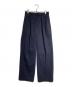 AURALEE（オーラリー）の古着「ブラッシュドスーパーファインウールフランネルスラックス/BRUSHED SUPER FINE WOOL FLANNEL SLACKS」｜ネイビー