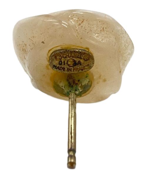 CHANEL（シャネル）CHANEL (シャネル) カメリアココマークピアス/ Camellia CC Logo Earrings アイボリーの古着・服飾アイテム