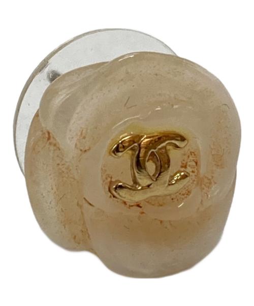 CHANEL（シャネル）CHANEL (シャネル) カメリアココマークピアス/ Camellia CC Logo Earrings アイボリーの古着・服飾アイテム