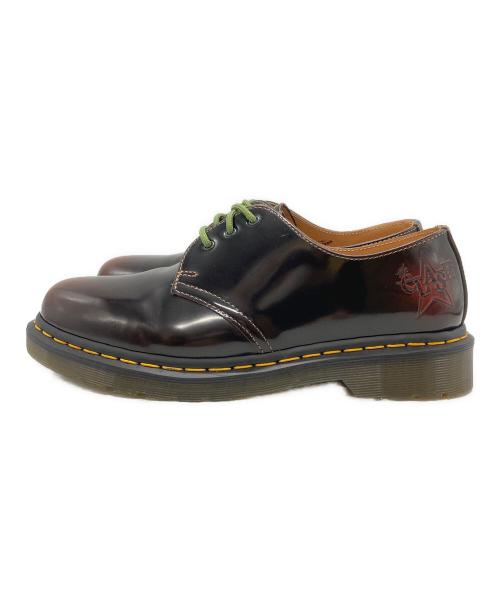 Dr.Martens（ドクターマーチン）Dr.Martens (ドクターマーチン) THE CLASH (ザクラッシュ) 1461 'Cherry Red'/3ホールシューズ チェリーブラウン サイズ:UK7の古着・服飾アイテム