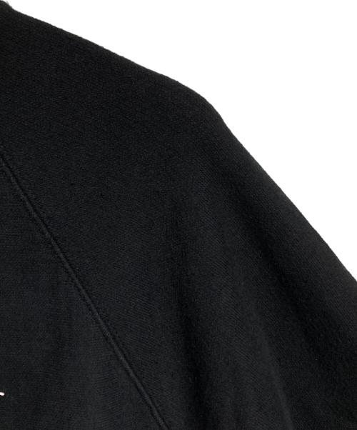 VAQUERA（ヴァケラ）VAQUERA (ヴァケラ) OVERSIZED SWEAT SHIRT KNIT/オーバーサイズ スウェットシャツ ニット ブラック サイズ:XSの古着・服飾アイテム