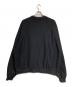 VAQUERA (ヴァケラ) OVERSIZED SWEAT SHIRT KNIT/オーバーサイズ スウェットシャツ ニット ブラック サイズ:XS：18000円