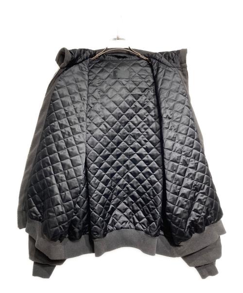 KEISUKEYOSHIDA（ケイスケヨシダ）KEISUKEYOSHIDA (ケイスケヨシダ) Quilted Silk Lining Hoodie ブラック サイズ:Sの古着・服飾アイテム