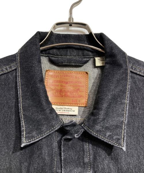 LEVI'S PReMIUM（リーバイス プレミアム）LEVI'S PReMIUM (リーバイス プレミアム) TYPE I TRUCKER JACKET/トラッカ―ジャケット ブラック サイズ:Lの古着・服飾アイテム