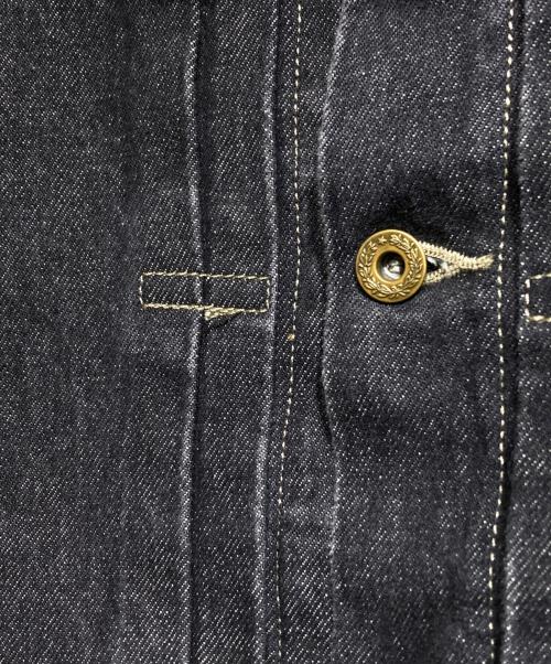 LEVI'S PReMIUM（リーバイス プレミアム）LEVI'S PReMIUM (リーバイス プレミアム) TYPE I TRUCKER JACKET/トラッカ―ジャケット ブラック サイズ:Lの古着・服飾アイテム