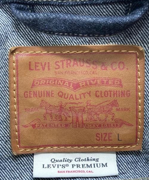 LEVI'S PReMIUM（リーバイス プレミアム）LEVI'S PReMIUM (リーバイス プレミアム) TYPE I TRUCKER JACKET/トラッカ―ジャケット ブラック サイズ:Lの古着・服飾アイテム