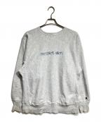 Championチャンピオン）の古着「目無しプリントリバースウィーブスウェット/Printed Reverse Weave Sweatshirt without C logo patch」｜グレー