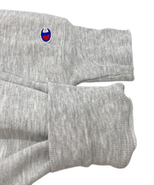 Champion（チャンピオン）Champion (チャンピオン) 目無しプリントリバースウィーブスウェット/Printed Reverse Weave Sweatshirt without C logo patch グレー サイズ:Lの古着・服飾アイテム