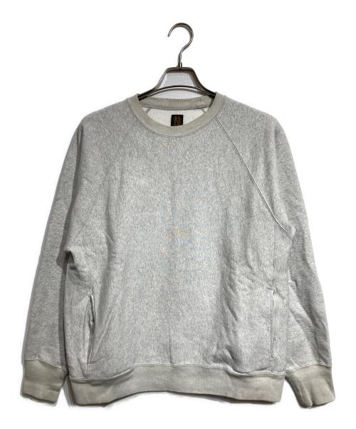 BATONER（バトナ―）BATONER (バトナ―) JUMBERCA URAKE CREW NECK/ジャンベルカ・ウラケ・クルーネック グレー サイズ:1の古着・服飾アイテム