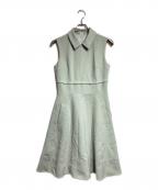 FOXEY NEWYORKフォクシーニューヨーク）の古着「ノースリーブワンピース/sleeveless dress」｜グリーン