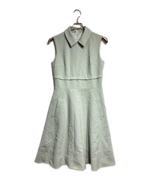 FOXEY NEWYORK（フォクシーニューヨーク）FOXEY NEWYORK (フォクシーニューヨーク) ノースリーブワンピース/sleeveless dress グリーン サイズ:40の古着・服飾アイテム