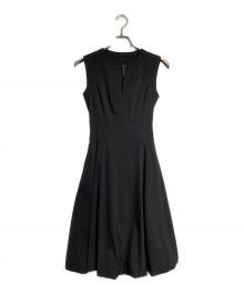 FOXEY NEWYORK（フォクシーニューヨーク）の古着「ストレッチノースリーブワンピース/Stretchy sleeveless dress」｜ブラック