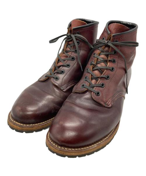 RED WING（レッドウィング）RED WING (レッドウィング) プレーントゥブーツ/Plain toe boots ブラウン サイズ: 9・1/2の古着・服飾アイテム