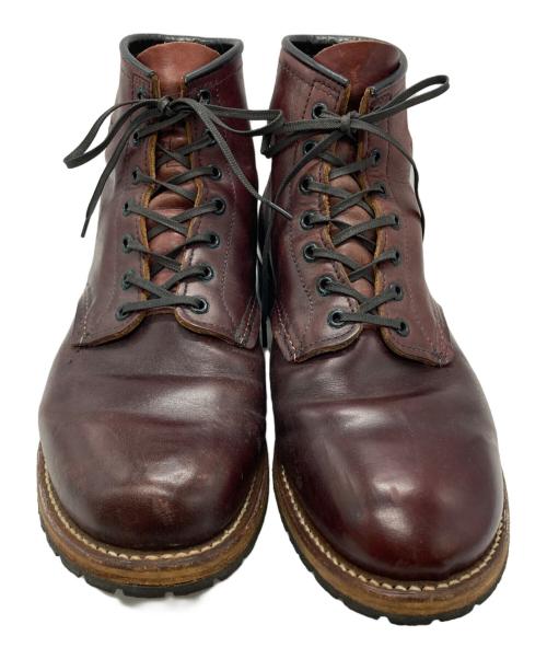 RED WING（レッドウィング）RED WING (レッドウィング) プレーントゥブーツ/Plain toe boots ブラウン サイズ: 9・1/2の古着・服飾アイテム