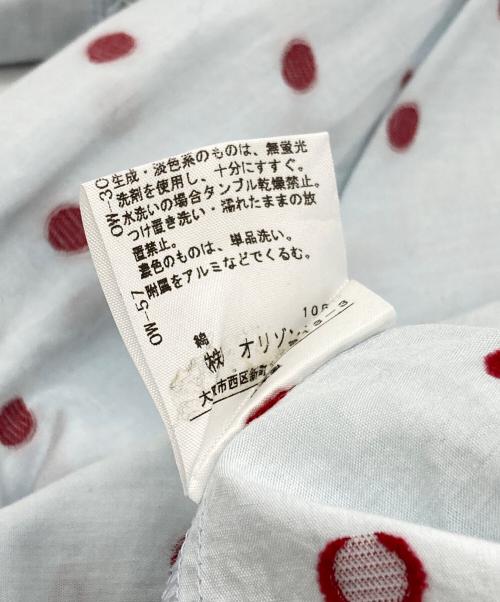 Vivienne Westwood RED LABEL（ヴィヴィアンウエストウッドレッドレーベル）Vivienne Westwood RED LABEL (ヴィヴィアンウエストウッドレッドレーベル) 丸襟シャツ/Short sleeve shirt ブルー サイズ:2の古着・服飾アイテム