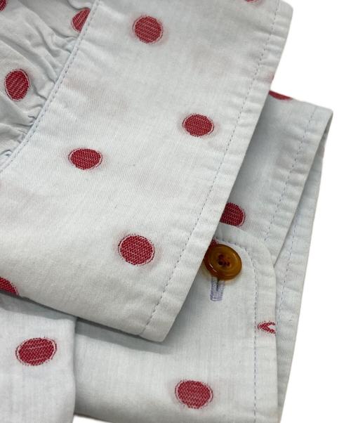 Vivienne Westwood RED LABEL（ヴィヴィアンウエストウッドレッドレーベル）Vivienne Westwood RED LABEL (ヴィヴィアンウエストウッドレッドレーベル) 丸襟シャツ/Short sleeve shirt ブルー サイズ:2の古着・服飾アイテム