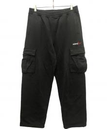 stussy（ステューシー）の古着「Sport Cargo Fleece PANTS」｜ブラック
