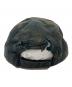 中古・古着 BALENCIAGA (バレンシアガ) Destroyed Piercing BB CAP/デストロイ・ピアシング・ビービー・キャップ グレー×レッド サイズ:L：35000円
