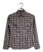 Burberry'sバーバリーズ）の古着「チェックシャツ/Check Shirt」｜ブラック
