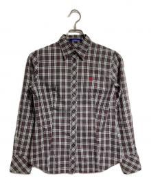 Burberry's（バーバリーズ）の古着「チェックシャツ/Check Shirt」｜ブラック