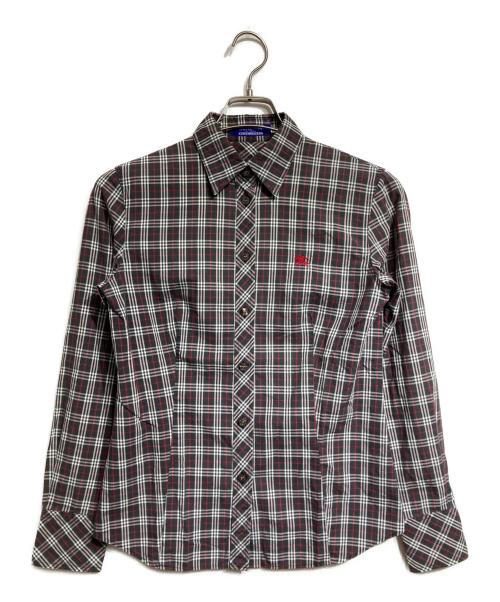 Burberry's（バーバリーズ）Burberry's (バーバリーズ) チェックシャツ/Check Shirt ブラック サイズ:38の古着・服飾アイテム