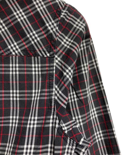 Burberry's（バーバリーズ）Burberry's (バーバリーズ) チェックシャツ/Check Shirt ブラック サイズ:38の古着・服飾アイテム