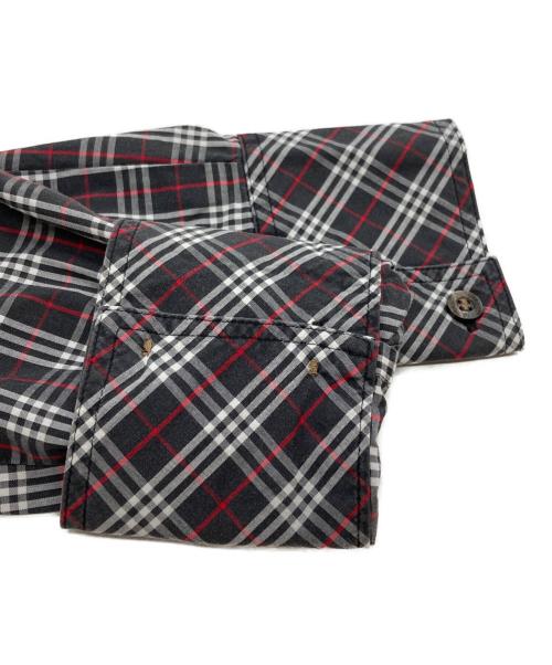 Burberry's（バーバリーズ）Burberry's (バーバリーズ) チェックシャツ/Check Shirt ブラック サイズ:38の古着・服飾アイテム
