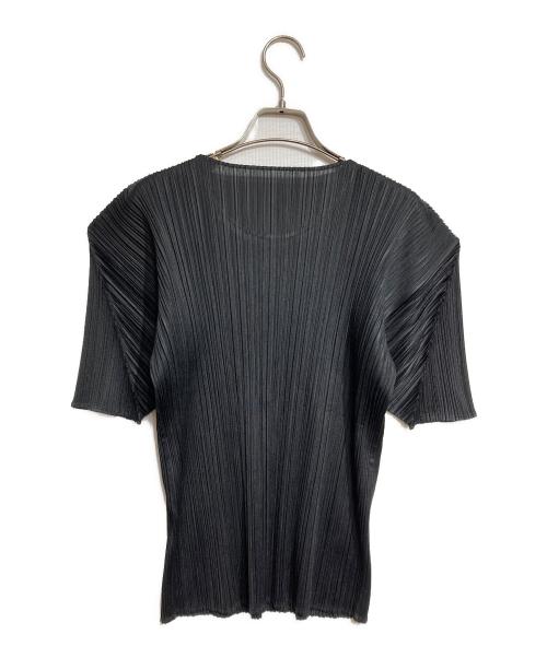 PLEATS PLEASE（プリーツプリーズ）PLEATS PLEASE (プリーツプリーズ) プリーツカットソー/Pleated cut and sew ブラック サイズ:3の古着・服飾アイテム