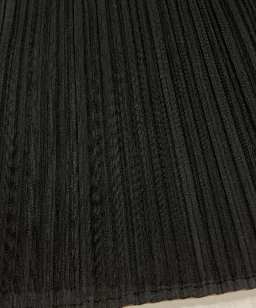 PLEATS PLEASE（プリーツプリーズ）PLEATS PLEASE (プリーツプリーズ) プリーツカットソー/Pleated cut and sew ブラック サイズ:3の古着・服飾アイテム