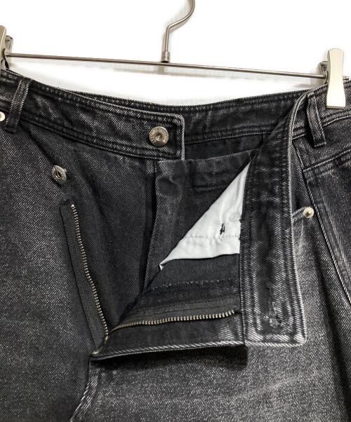 PRANK PROJECT（プランクプロジェクト）PRANK PROJECT (プランクプロジェクト) Twisted Layered Denim/ツイステッドレイヤードデニムパンツ ブラック サイズ:38の古着・服飾アイテム