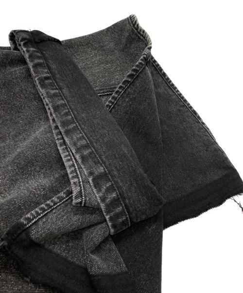 PRANK PROJECT（プランクプロジェクト）PRANK PROJECT (プランクプロジェクト) Twisted Layered Denim/ツイステッドレイヤードデニムパンツ ブラック サイズ:38の古着・服飾アイテム