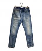 EVISUエヴィス）の古着「大黒プリント キャロットフィット ジーンズ/Denim Pants」｜インディゴ