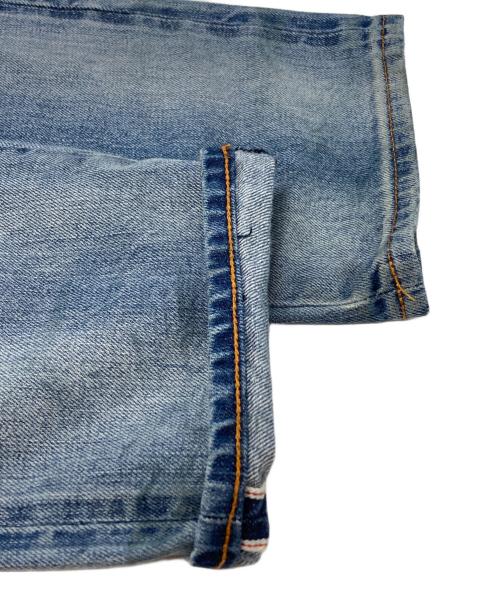 EVISU（エヴィス）EVISU (エヴィス) 大黒プリント キャロットフィット ジーンズ/Denim Pants インディゴ サイズ:30×34の古着・服飾アイテム