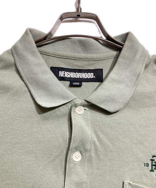 NEIGHBORHOOD（ネイバーフッド）NEIGHBORHOOD (ネイバーフッド) PIQUE CLASSIC POLOSHIRT/ピケ・クラシック・ポロシャツ SS グリーン サイズ:Lの古着・服飾アイテム