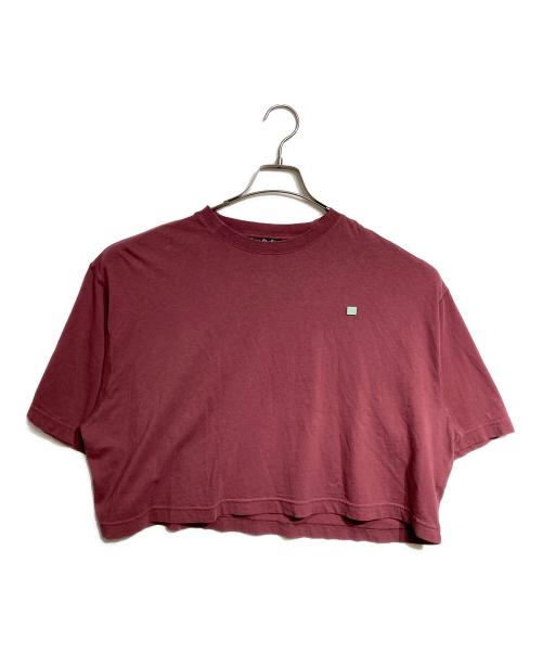 Acne studios（アクネ ストゥディオズ）Acne studios (アクネ ストゥディオズ) フェイスパッチTシャツ/Face Patch T-shirt レッド サイズ:Mの古着・服飾アイテム