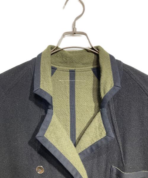 MM6 Maison Margiela（エムエムシックスメゾンマルジェラ）MM6 Maison Margiela (エムエムシックスメゾンマルジェラ) ウールリバーシブルコート / Wool reversible coat ブラック サイズ:36の古着・服飾アイテム