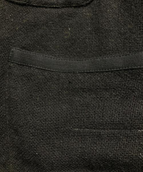 MM6 Maison Margiela（エムエムシックスメゾンマルジェラ）MM6 Maison Margiela (エムエムシックスメゾンマルジェラ) ウールリバーシブルコート / Wool reversible coat ブラック サイズ:36の古着・服飾アイテム