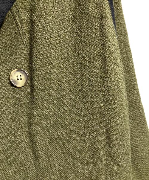 MM6 Maison Margiela（エムエムシックスメゾンマルジェラ）MM6 Maison Margiela (エムエムシックスメゾンマルジェラ) ウールリバーシブルコート / Wool reversible coat ブラック サイズ:36の古着・服飾アイテム