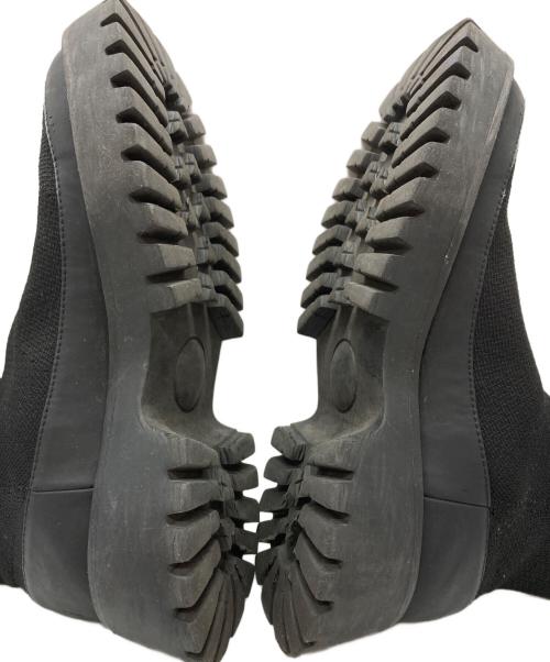 emmi eco（エミエコ）emmi eco (エミエコ) ニットブーツ/Knit boots ブラック サイズ:23.5cmの古着・服飾アイテム
