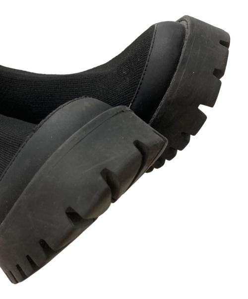 emmi eco（エミエコ）emmi eco (エミエコ) ニットブーツ/Knit boots ブラック サイズ:23.5cmの古着・服飾アイテム