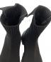 中古・古着 emmi eco (エミエコ) ニットブーツ/Knit boots ブラック サイズ:23.5cm：7000円