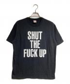 NUMBER (N)INE×SUPREMEナンバーナイン×シュプリーム）の古着「SHOUT THEFUCK UP TEE」｜ブラック